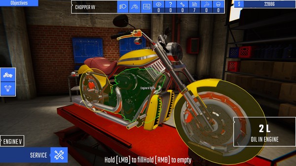 Biker Garage: Mechanic Simulator screenshot