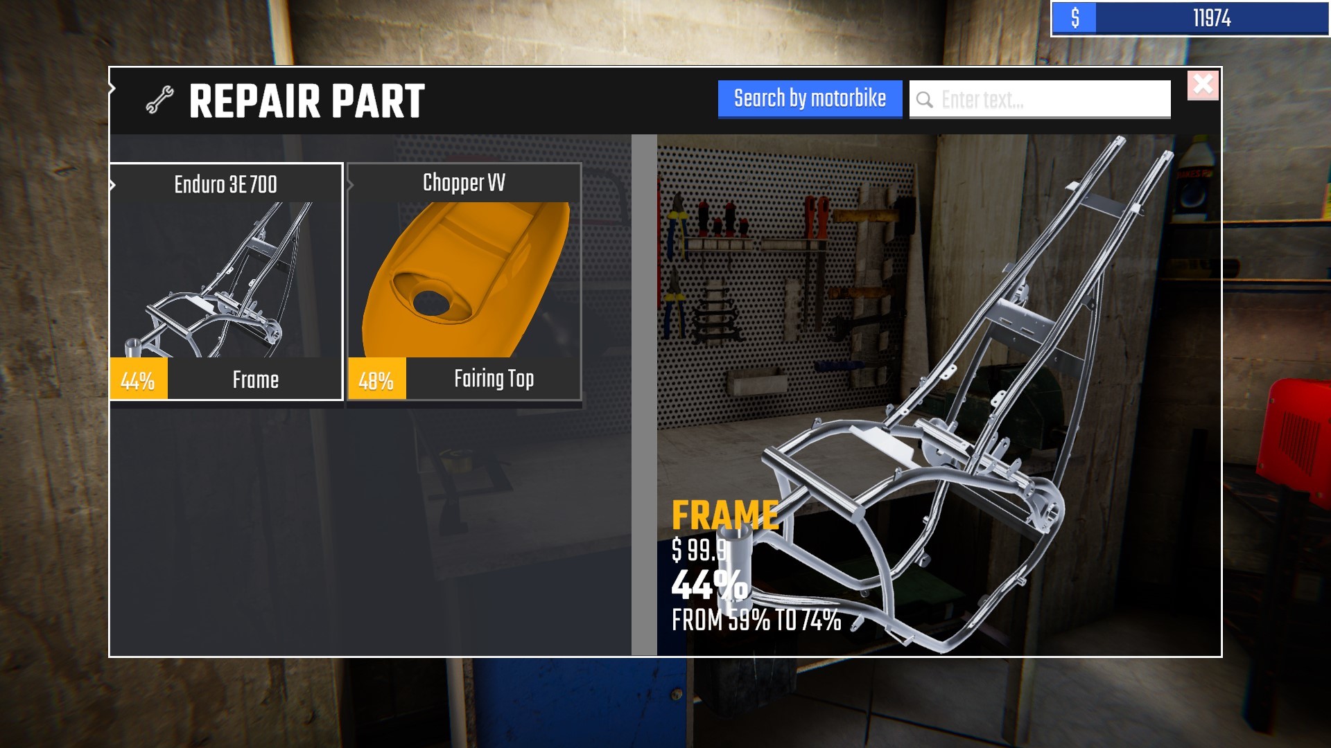 Biker Garage: Mechanic Simulator screenshot 10