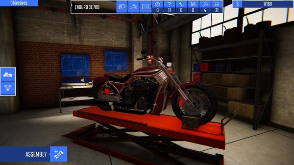 Biker Garage: Mechanic Simulator screenshot