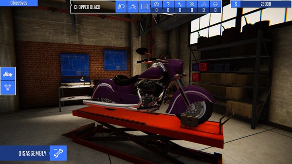 Biker Garage: Mechanic Simulator screenshot