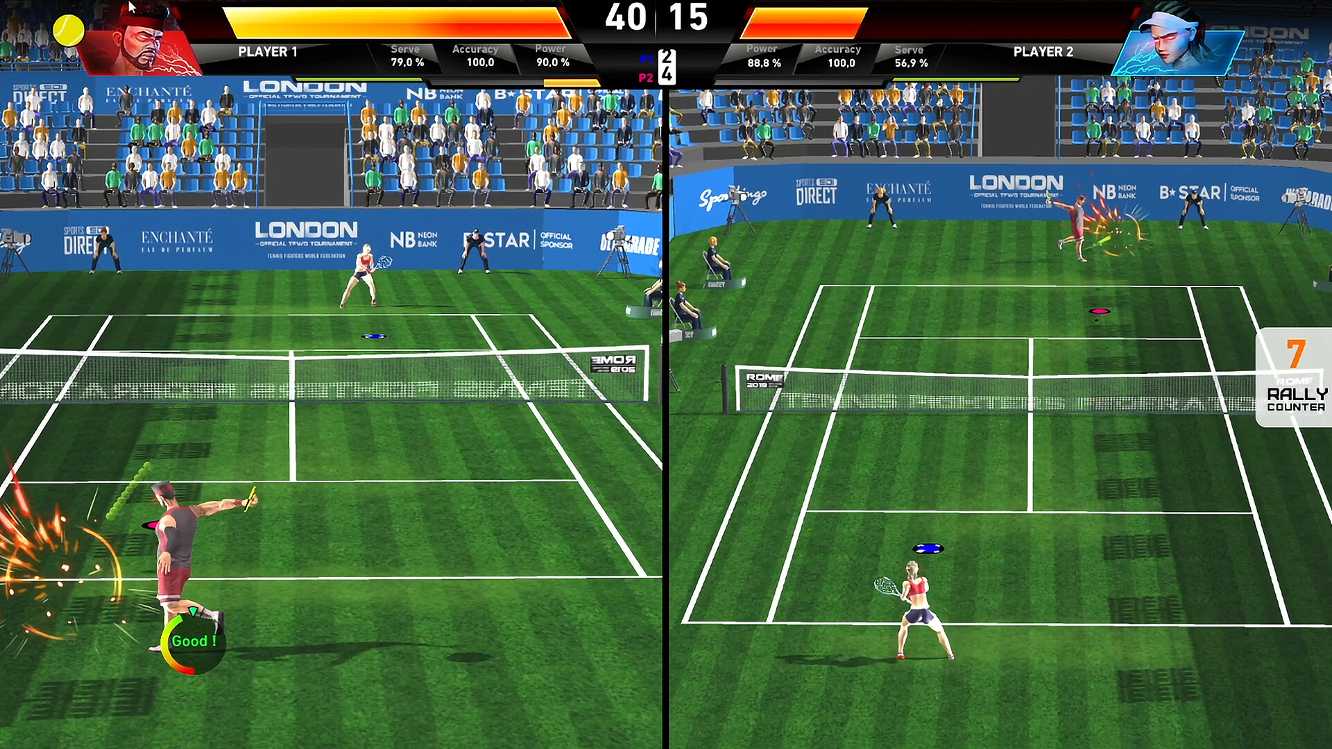 Tennis Fighters screenshot 2