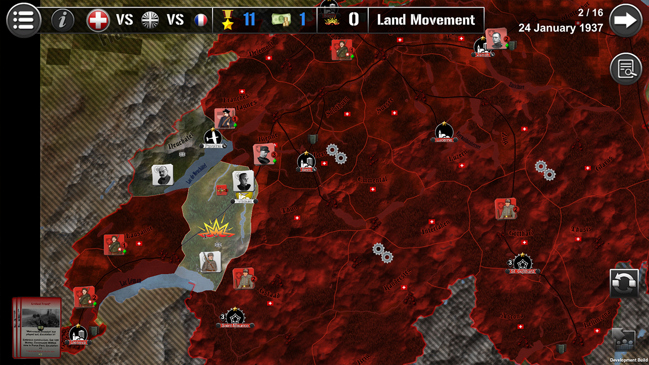 Wars Across The World: Switzerland 1937 screenshot 3
