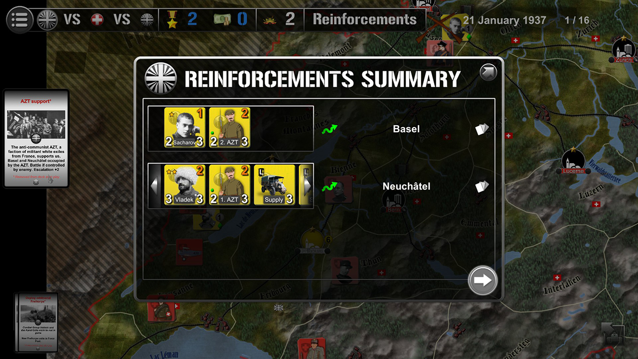 Wars Across The World: Switzerland 1937 screenshot 8