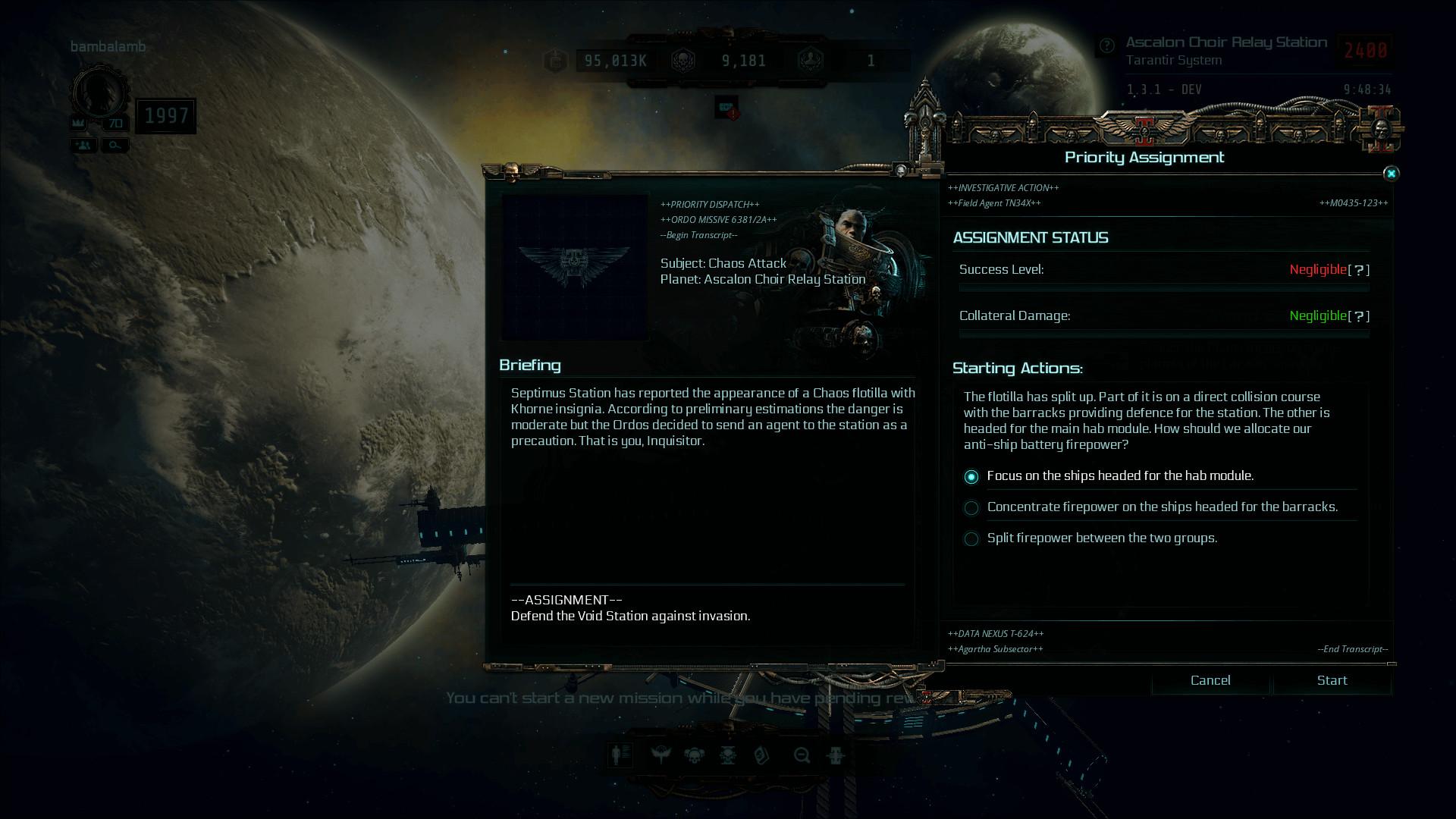 Warhammer 40,000: Inquisitor - Martyr - Grim Penance screenshot 1