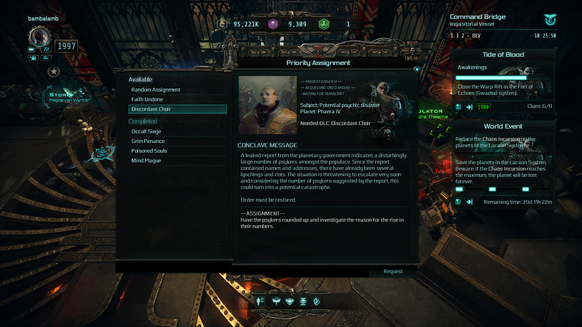 Warhammer 40,000: Inquisitor - Martyr - Discordant Choir screenshot 2