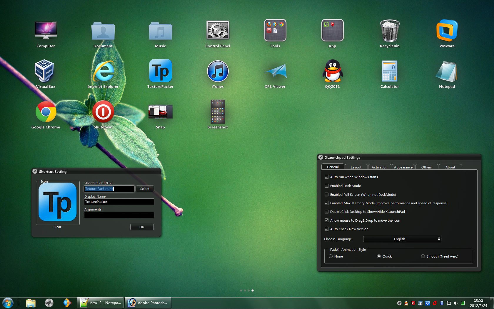 XLaunchpad screenshot 2