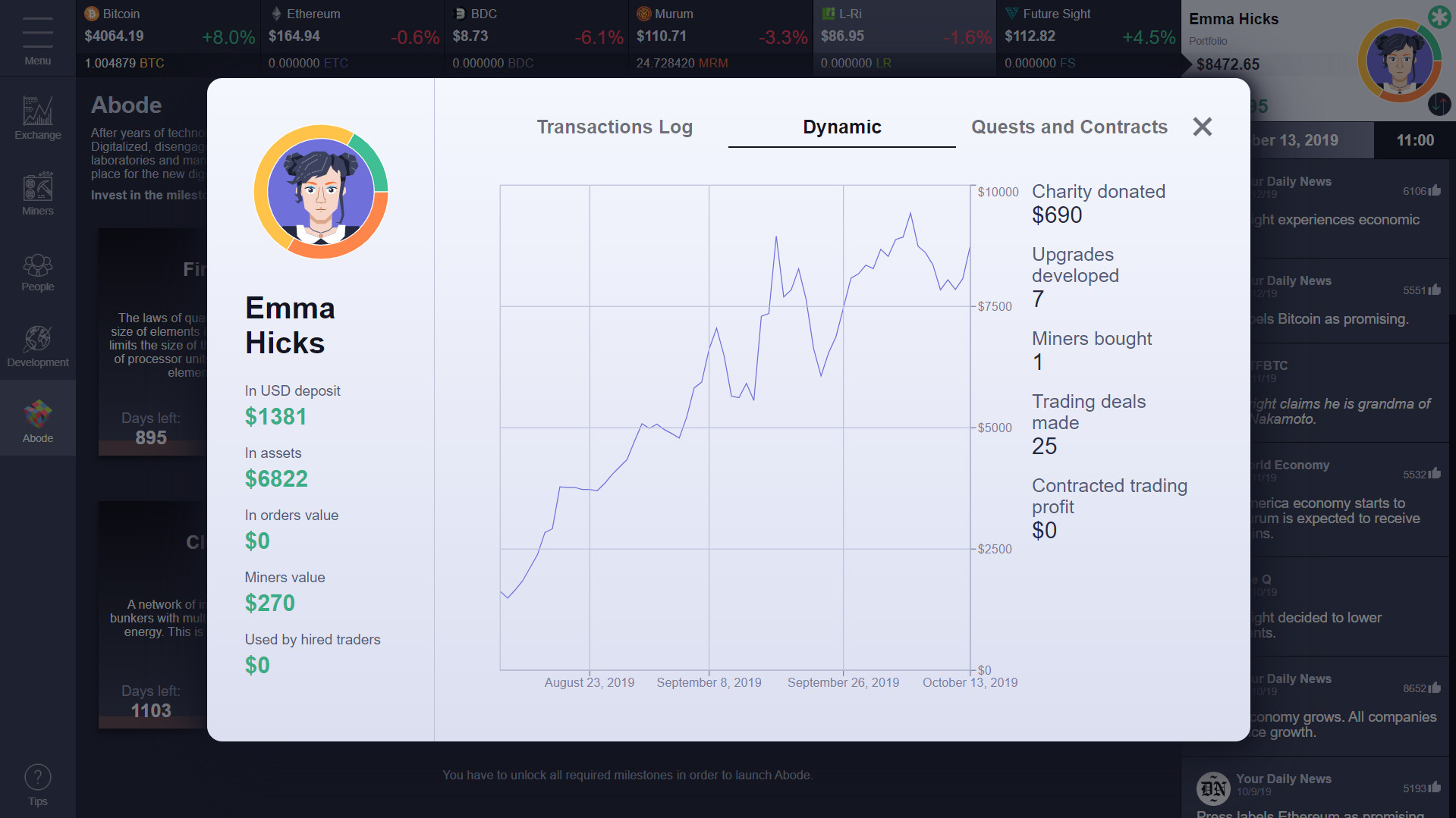 Cryptofall: Investor simulator screenshot 7
