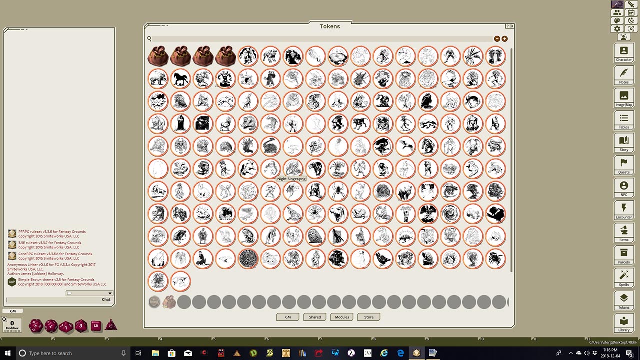 Fantasy Grounds - Creature Collection Revised (PFRPG) screenshot 3