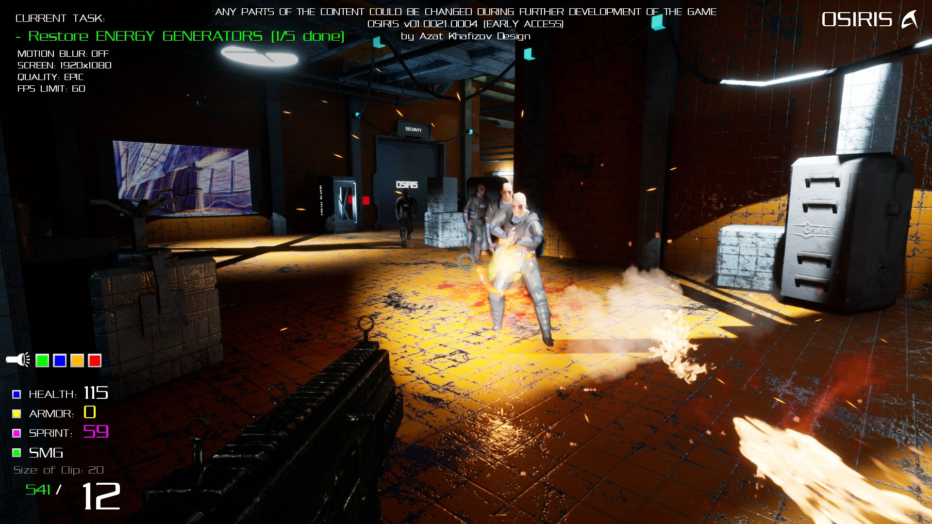 OSIRIS screenshot 4