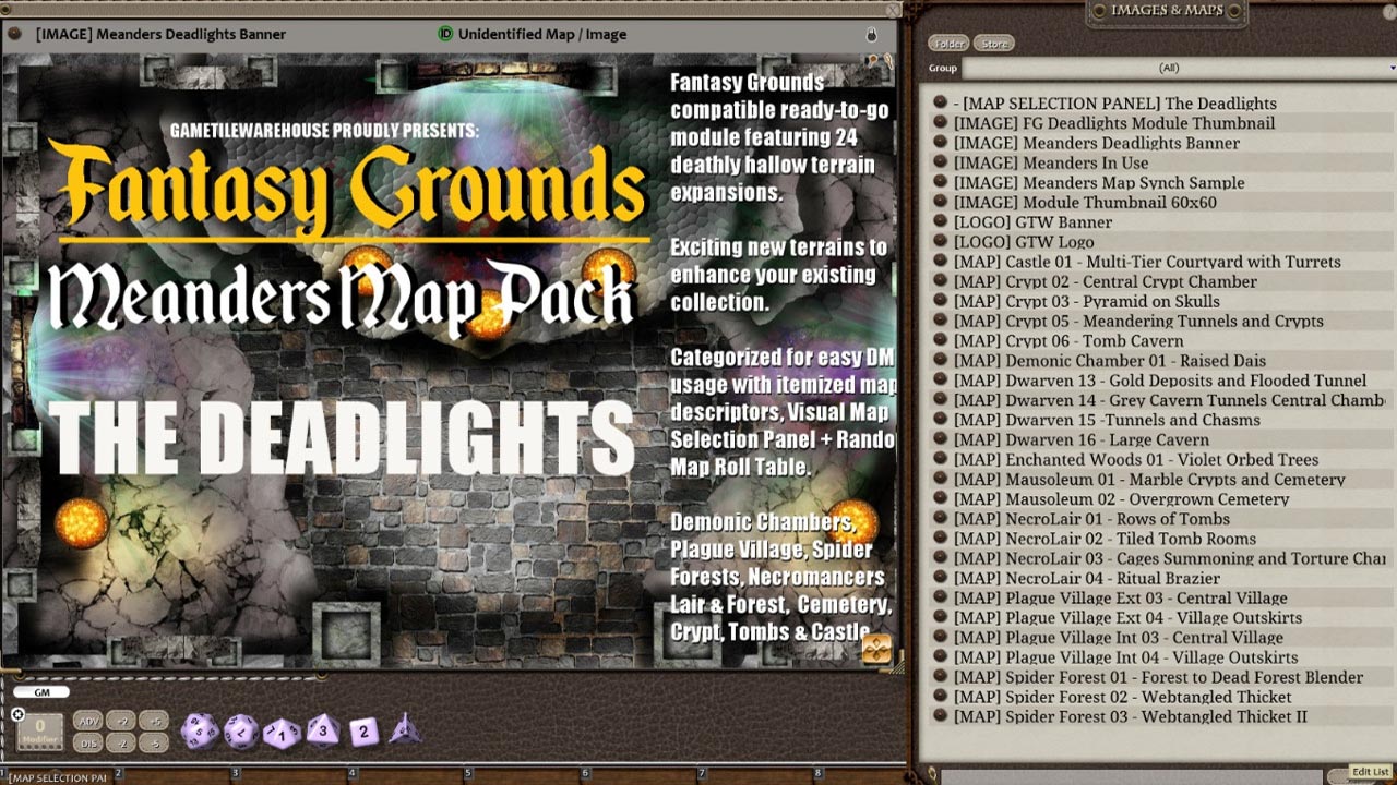 Fantasy Grounds - Meanders Map Pack: The Deadlights (Map Pack) screenshot 5
