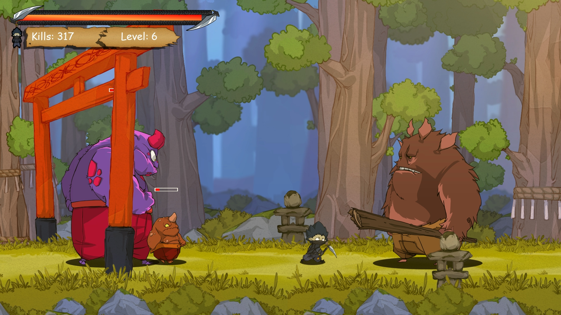 Ninja Power Slasher screenshot 2