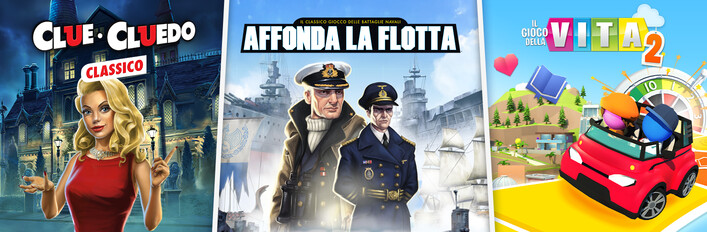 Collezione di giochi da tavolo classici