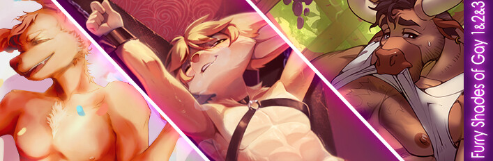 ALL 	Furry Shades of Gay 1&2&3 BUNDLE