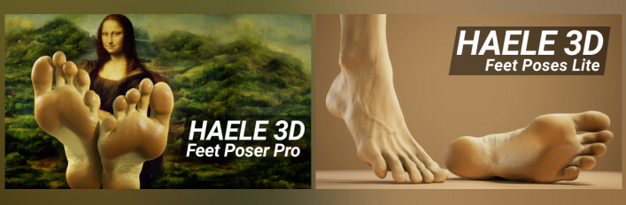 Foot Collector - Feet Pose References for Anatomy Drawing