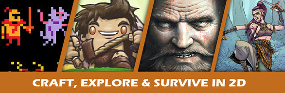 Craft, Explore & Survive in 2D