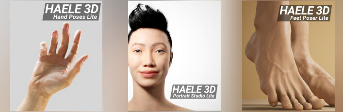 HAELE 3D - Lite Complete - Anatomy Drawing References for Artists