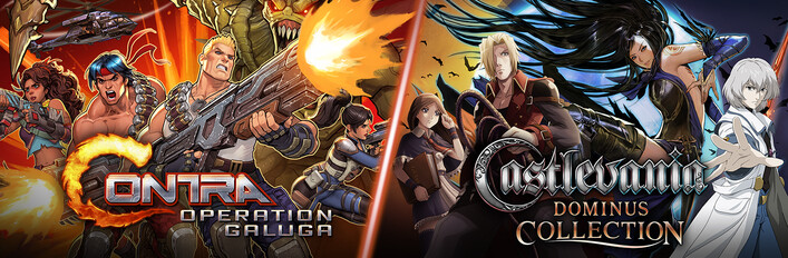 Steamで42% OFF：魂斗羅x悪魔城ドラキュラ バンドル