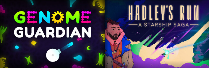 Sci-fi Shooter Roguelikes: 🧬 Genome Guardian × Hadley's Run: A Starship Saga 🌌