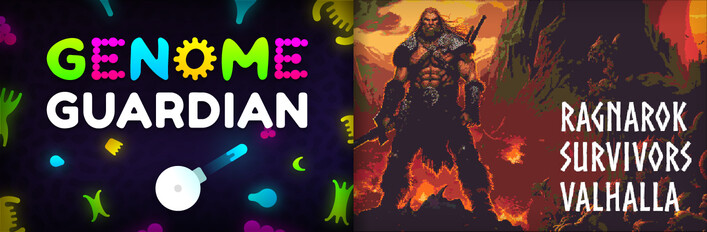  🧬 Genome Guardian × Ragnarok Survivors: Valhalla 🗡: Survival Roguelikes