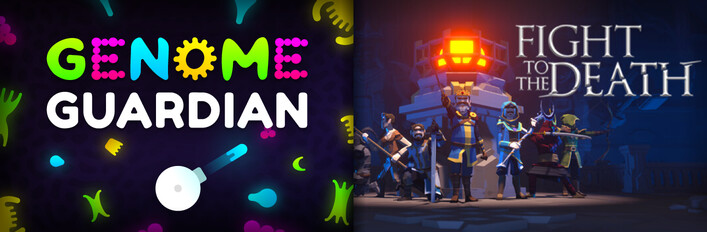 Shoot 'n' Slice Roguelikes: 🧬 Genome Guardian × Fight To The Death ☠