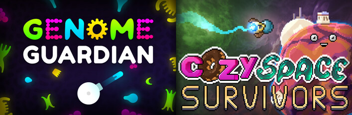 🦠 Genome Guardian × Cozy Space Survivors 🍩