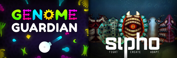 Microscopic Roguelikes: 🧬 Genome Guardian × Sipho 🦠