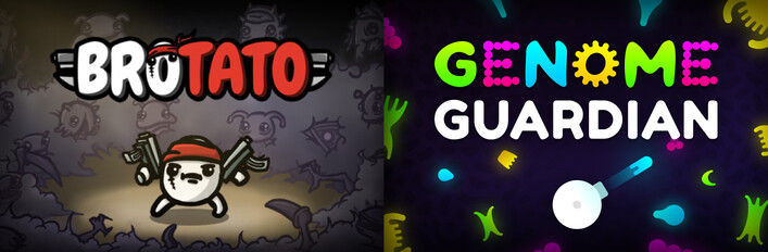 Roguelike Shooters: 🥔 Brotato × Genome Guardian 🧬