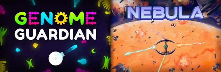 Bullet Hell Survival Roguelikes: 🔬 Genome Guardian × Nebula 🌌