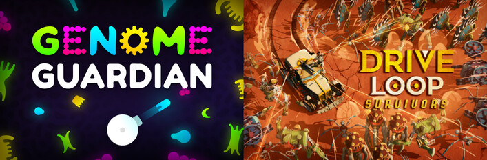 🧬 Genome Guardian × Driveloop: Survivors ⚙: Roguelike Shooters