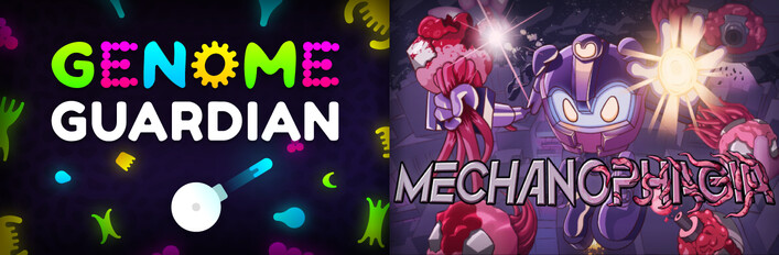 Robot Roguelike Shooters: 🔬 Genome Guardian × Mechanophagia 🤖