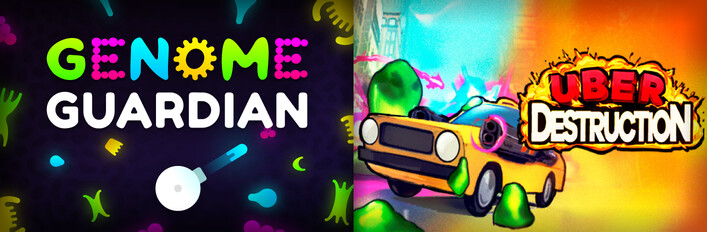 Roguelike Bullet Hell Shooters: 🔬 Genome Guardian × Uber Destruction 🚖