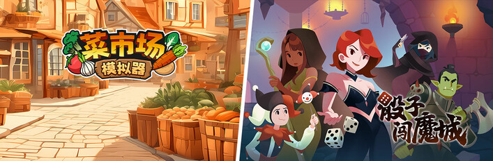 菜市场模拟器 X 骰子闯魔城