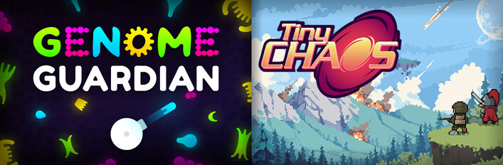 Survival Roguelike Shooters: 🧬 Genome Guardian × Tiny Chaos 🔴