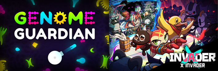 Roguelike Shooters: Genome Guardian ➕ X Invader