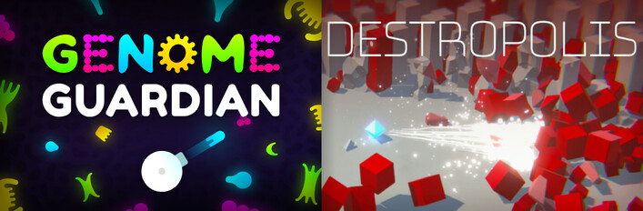 🧬 Genome Guardian × Destropolis 🔷: Roguelike Shooters