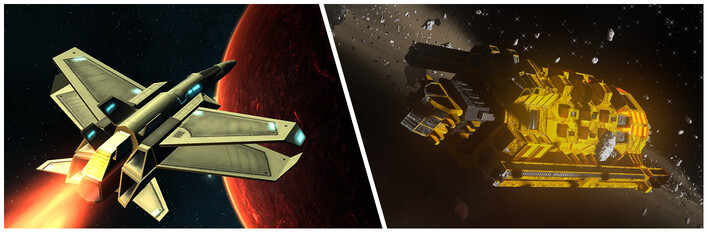 Space Flight and Fight - CounterAttack: Uprising × ΔV: Rings of Saturn