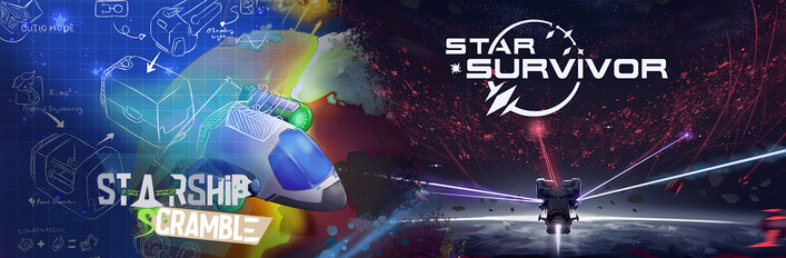 Journey to the stars:🌠Starship Scramble x 🌟Star Survivor