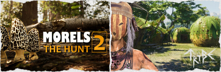 Morels The Hunt 2 and Tribe Primitive Builder