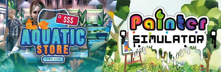 Painter in Aquatic Store