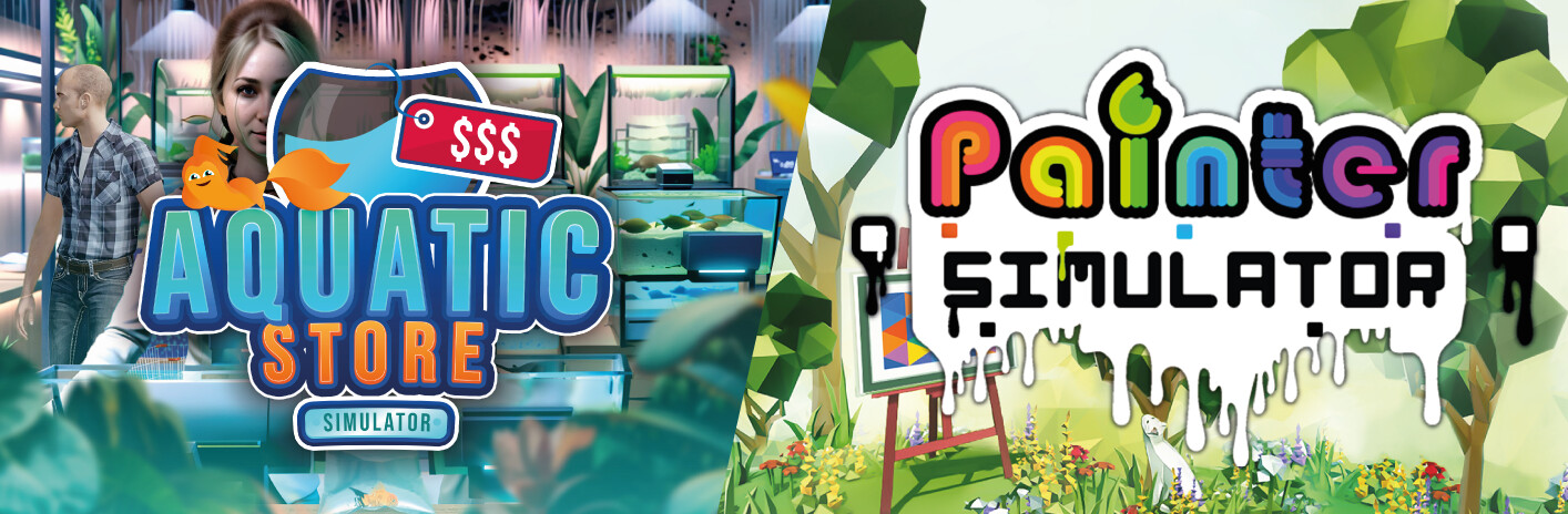 Painter in Aquatic Store