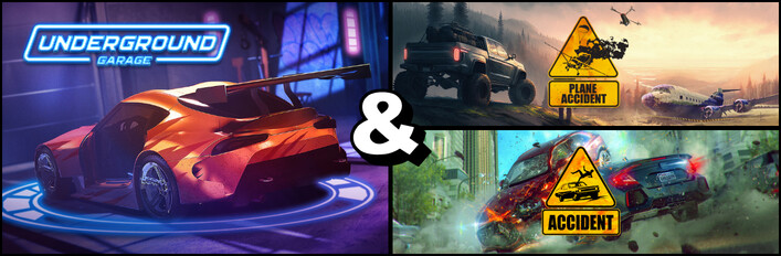 Underground Garage x Accident x Plane Accident