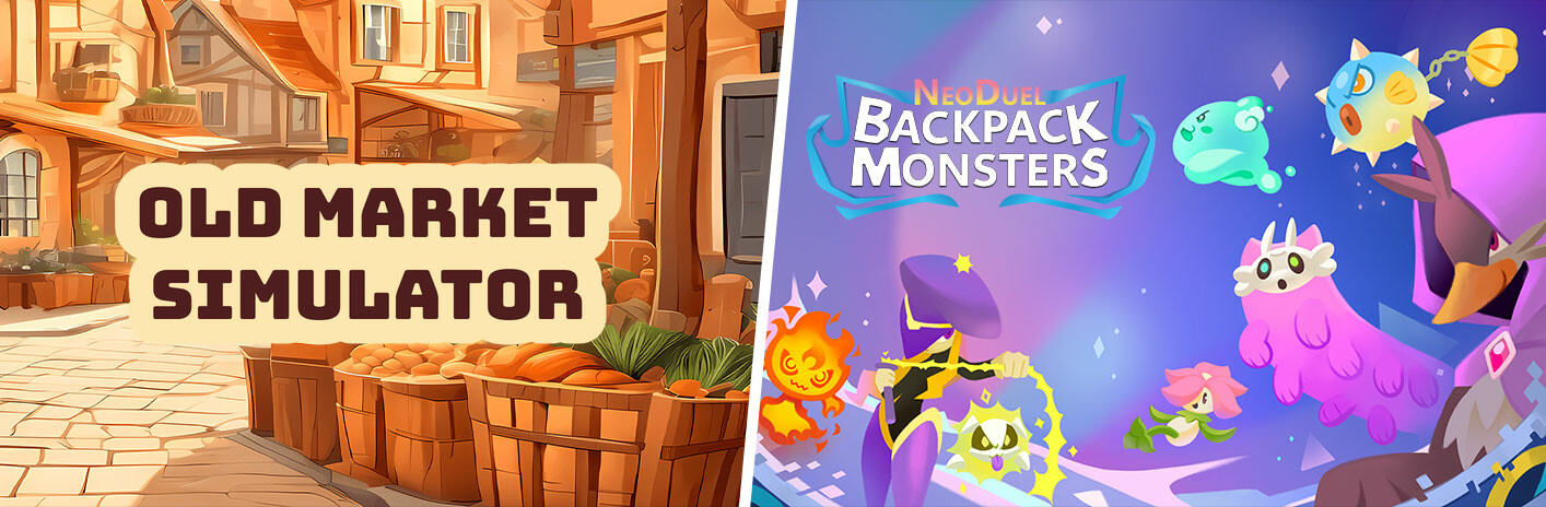 Old Market Simulator & NEODUEL: Backpack Monsters
