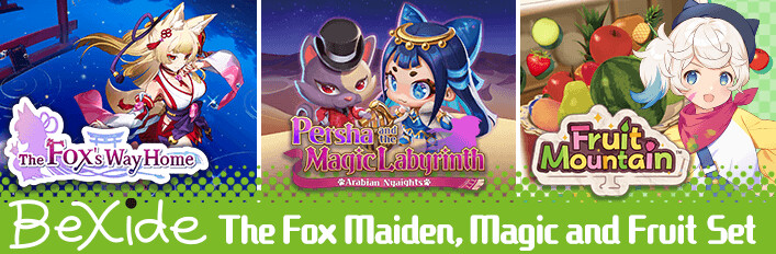 BeXide The Fox Maiden, Magic and Fruit Set