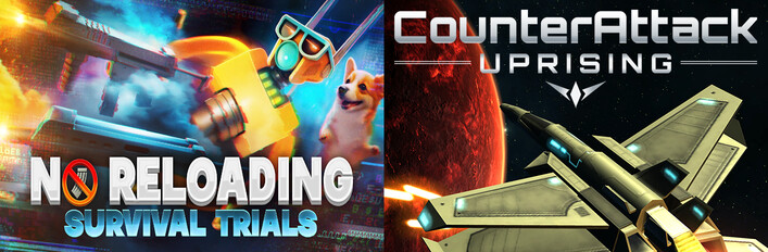 Survivor Shooters: 🤖 NO RELOADING: Survival Trials × CounterAttack: Uprising 🚀