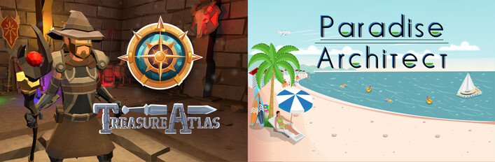Treasure Atlas + Paradise Architect: Idle Tycoon