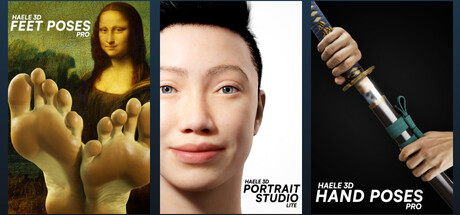 HAELE 3D - Latest Releases - Human Anatomy References for Artists