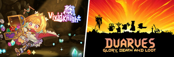 Vivid Knight & Dwarves: Glory, Death and Loot