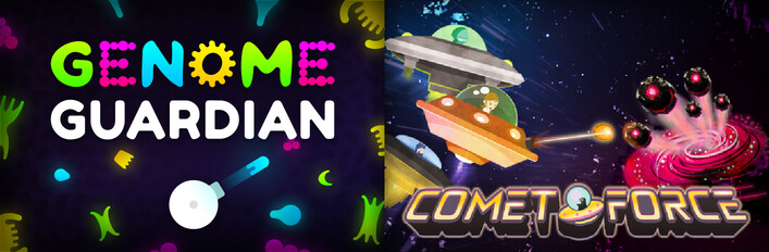 🧬 Genome Guardian × Comet Force 🛸: Sci-fi Roguelike Shooters
