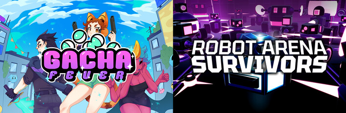 🌟 Gacha Fever × Robot Arena Survivors 🤖