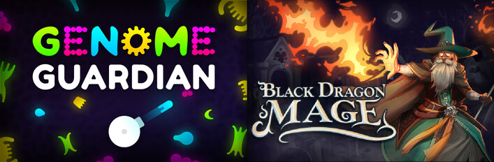  🧬 Genome Guardian × Black Dragon Mage 🧙‍♂️: Survival Bullet Heaven Roguelikes